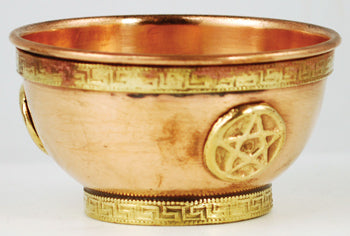 Pentacle Copper Altar Offering Bowl (Small) Online