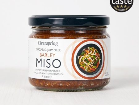 Organic Japanese Barley Miso Paste - Unpasteurised (6 Pack) Hot on Sale