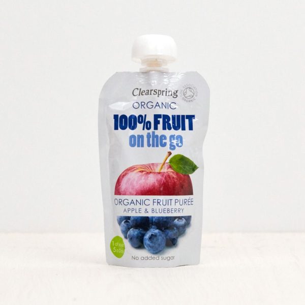 Organic 100% Fruit on the Go - Apple & Blueberry Purée (8 Pack) For Cheap