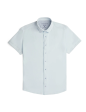 Short Sleeve Knit Shirt in Light Blue Online Hot Sale