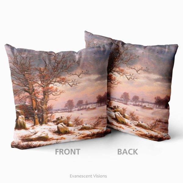 Winter Landscapes Decorative Art Cushions, Johan Christian Dahl Art Cheap