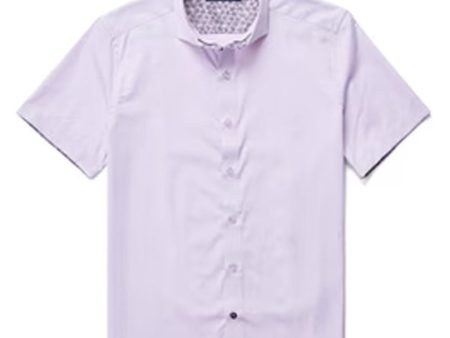 Lavender Solid SS Dress Shirt Online