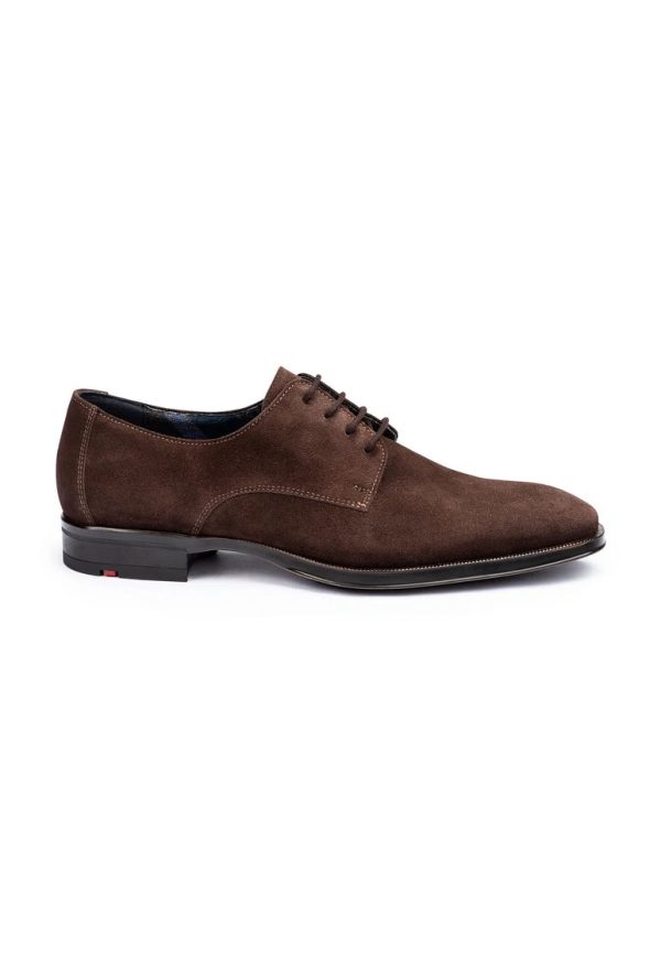 Garrison Suede Brown Dress Shoe For Discount