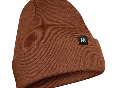 Jax Cotton Blend Beanie in Rust Online now