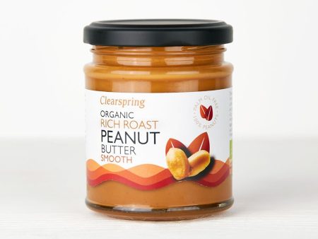 Organic Rich Roast Peanut Butter - Smooth (6 Pack) For Discount