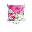 Pink Floral Japanese Art Decorative Cushions, Tanigami Kônan Art Online