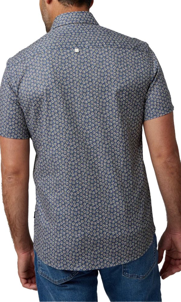 Navy Daisies SS Shirt Hot on Sale