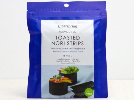 Japanese Flavoured Toasted Nori Strips - Dried Sea Vegetable (12 Pack) Discount