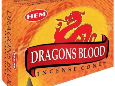 HEM Dragon s Blood Incense Cones Hot on Sale