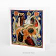 14th Century Medieval Illumination Greeting Card, Personalised or Blank Inside on Sale