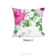 Pink Floral Japanese Art Decorative Cushions, Tanigami Kônan Art Online