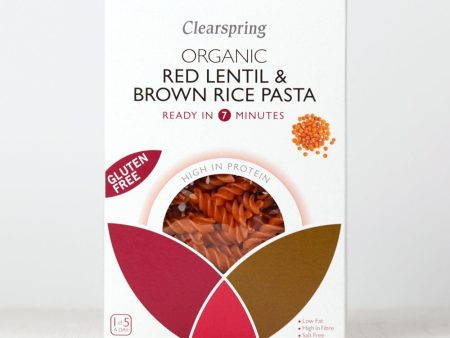 Organic Gluten Free Red Lentil & Brown Rice Pasta (8 Pack) Online Sale