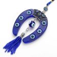 Evil Eye Horseshoe Wall Hanging Charm on Sale