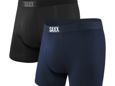 Navy & Black 2-Pack Supersoft Ultra Boxer Brief Online Sale