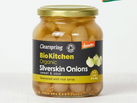 Bio Kitchen Organic   Demeter Silverskin Onions - Sweet & Sour (Pickled) (6 Pack) Sale